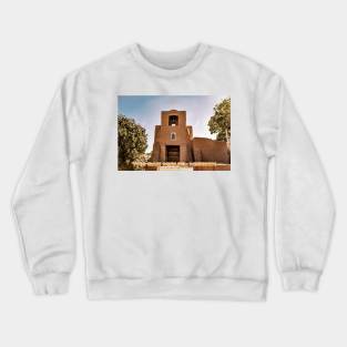 The San Miguel Mission in Santa Fe Crewneck Sweatshirt